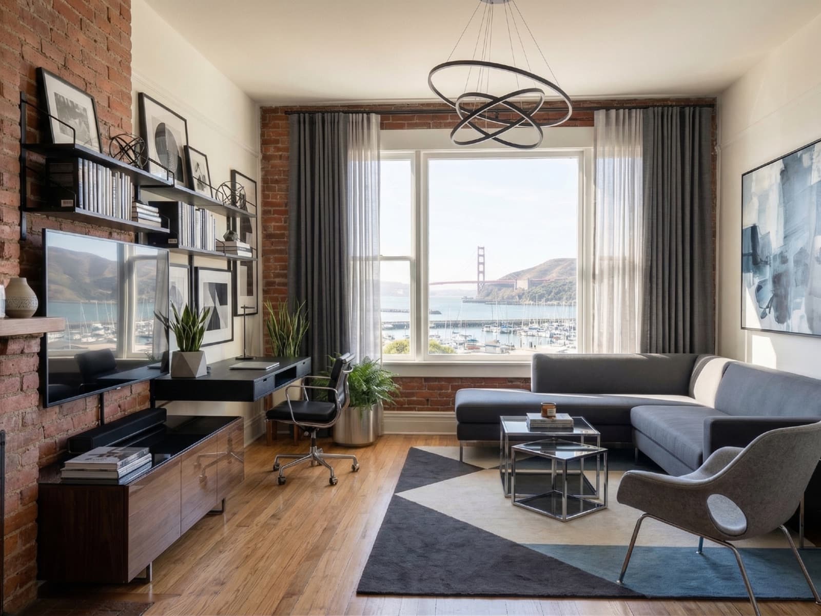 Tidied real estate interior photo